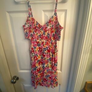 Roxy Multicolor Floral Smocked Sundress